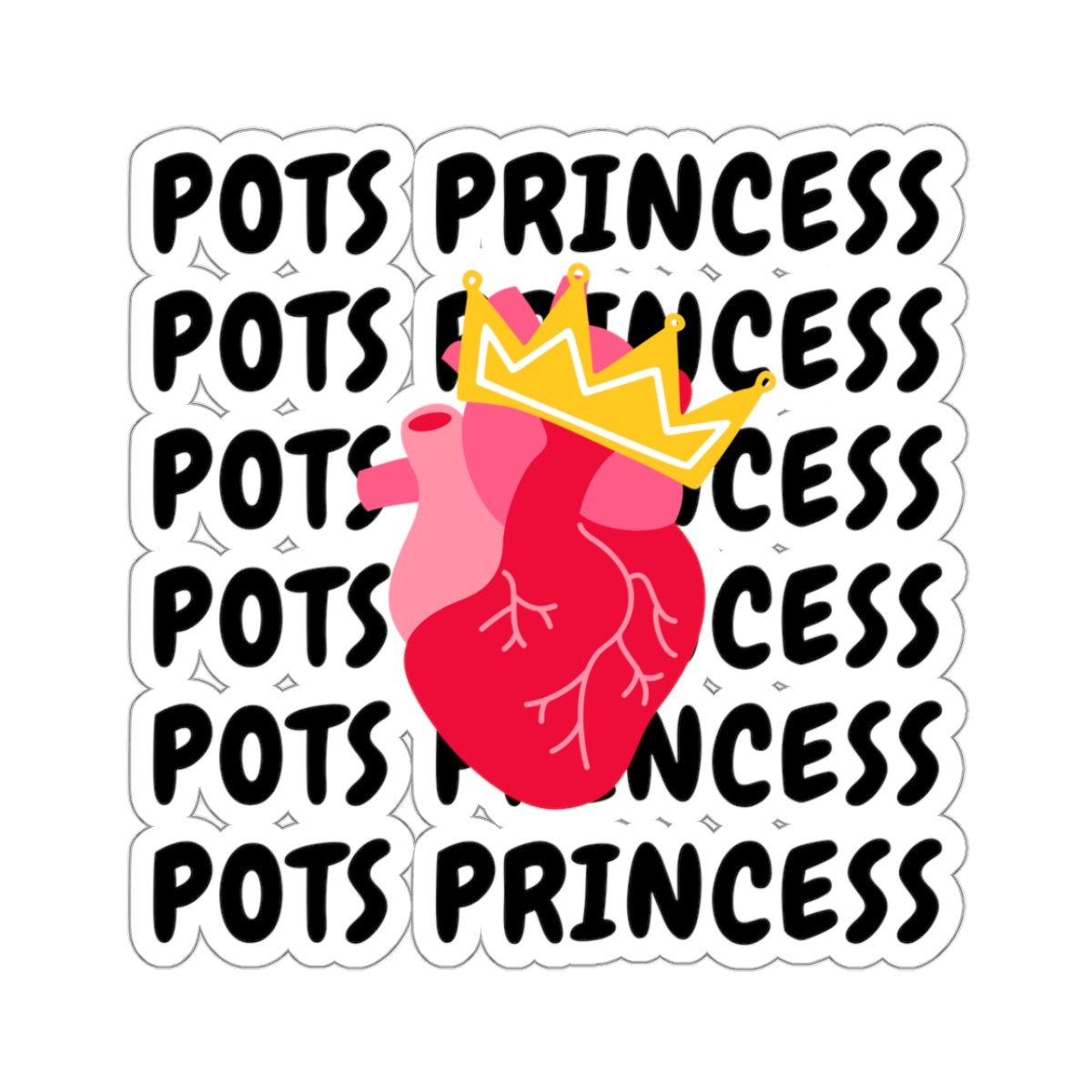 POTS Princess Sticker