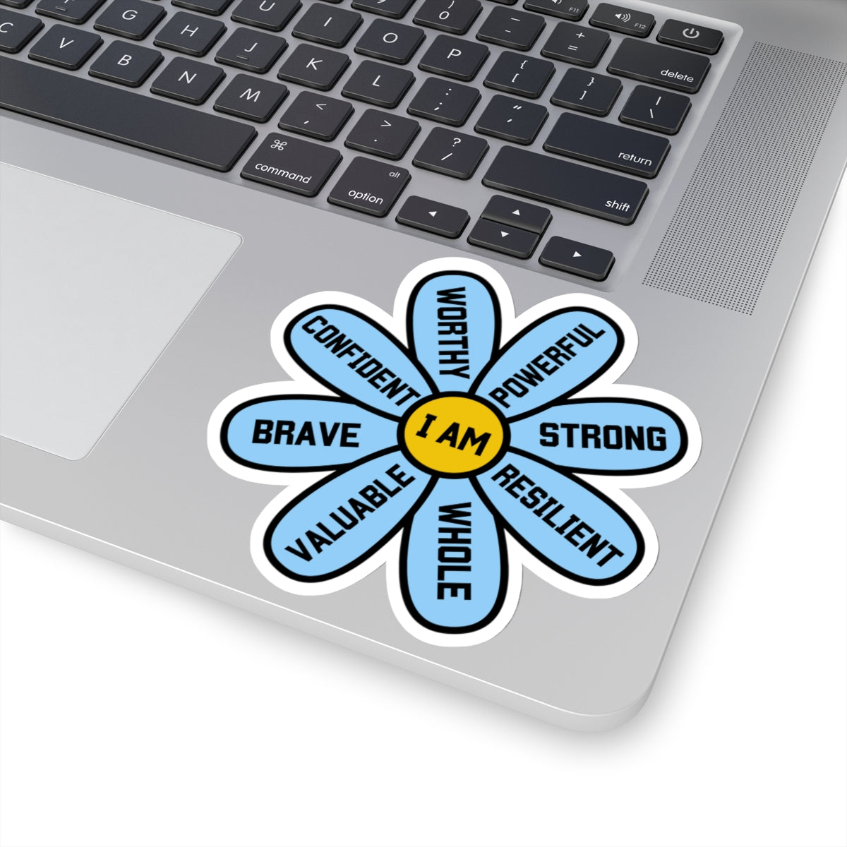 Blue Flower of Encouragement Sticker