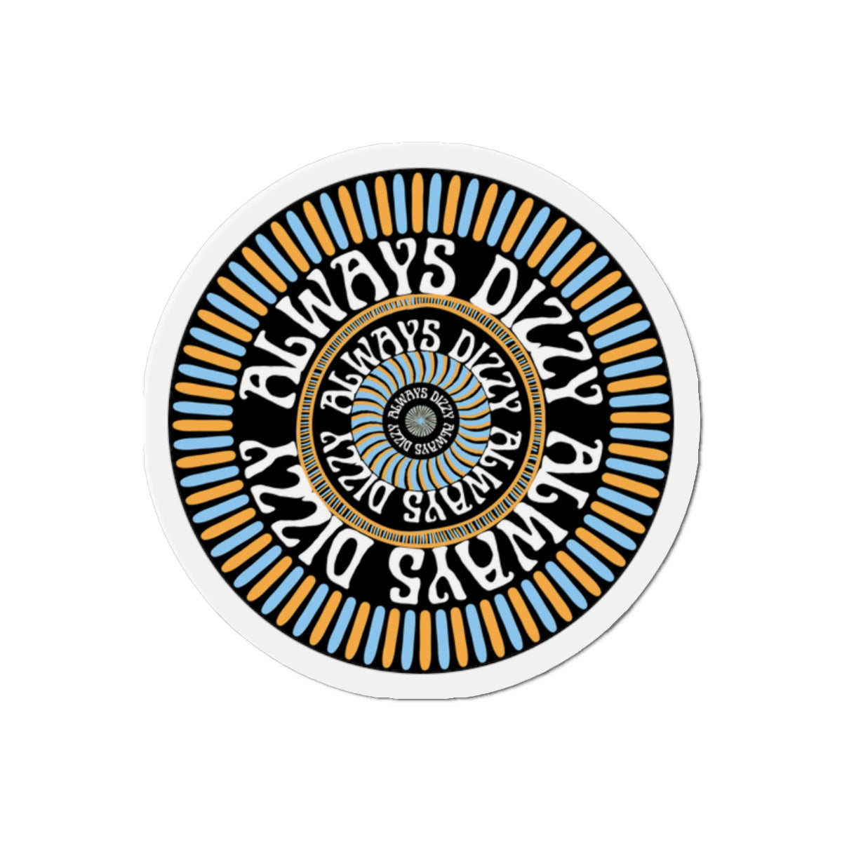 Always Dizzy Magnet (Black)