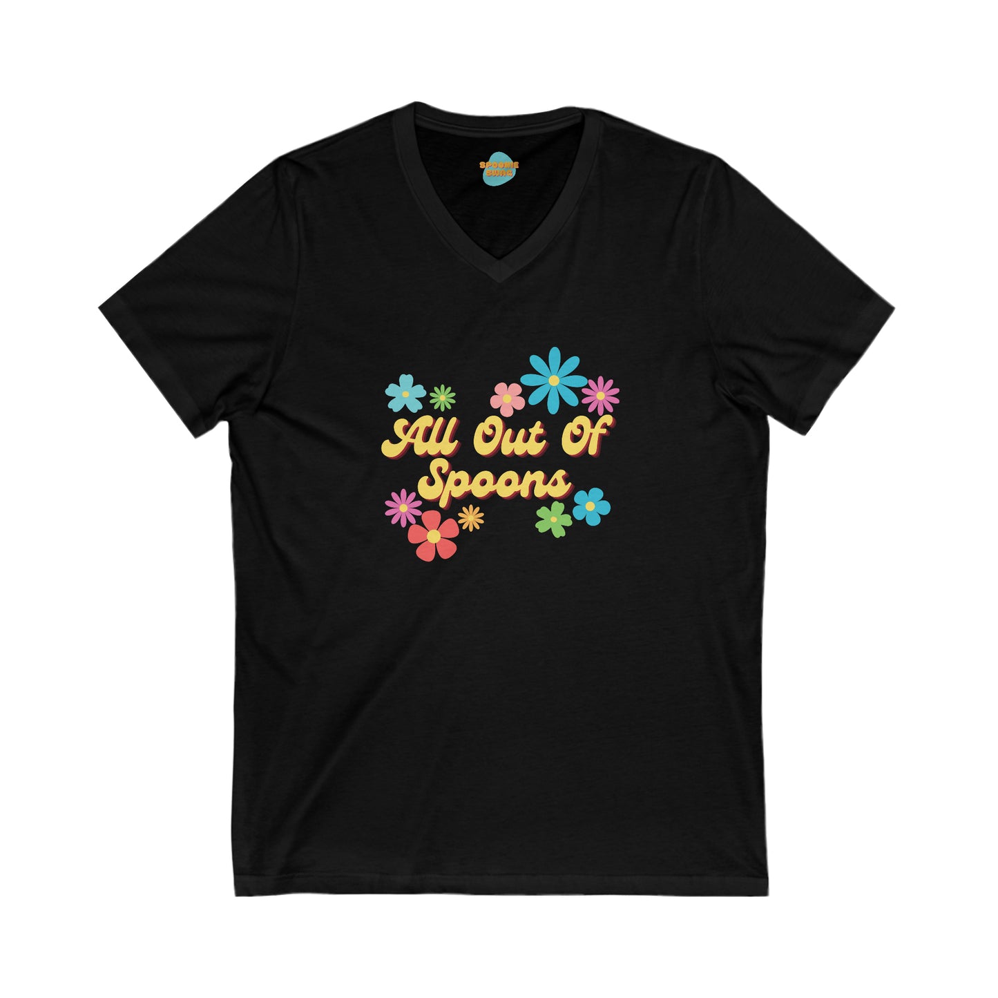 All Out Of Spoons V-Neck Tee