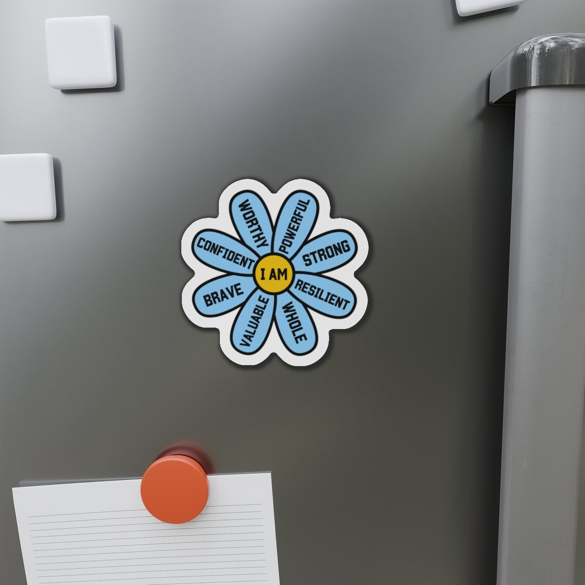 Blue Flower Of Encouragement Magnet