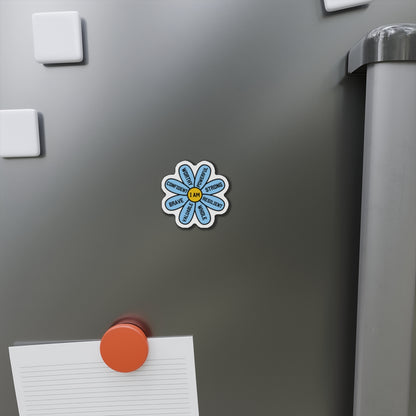 Blue Flower Of Encouragement Magnet