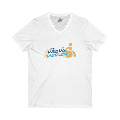 They See Me Rollin' V-Neck Tee