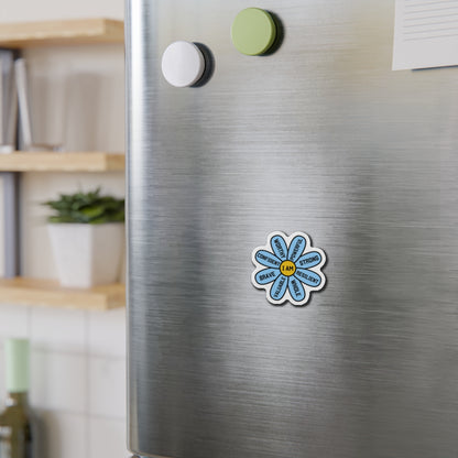 Blue Flower Of Encouragement Magnet