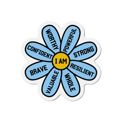 Blue Flower Of Encouragement Magnet