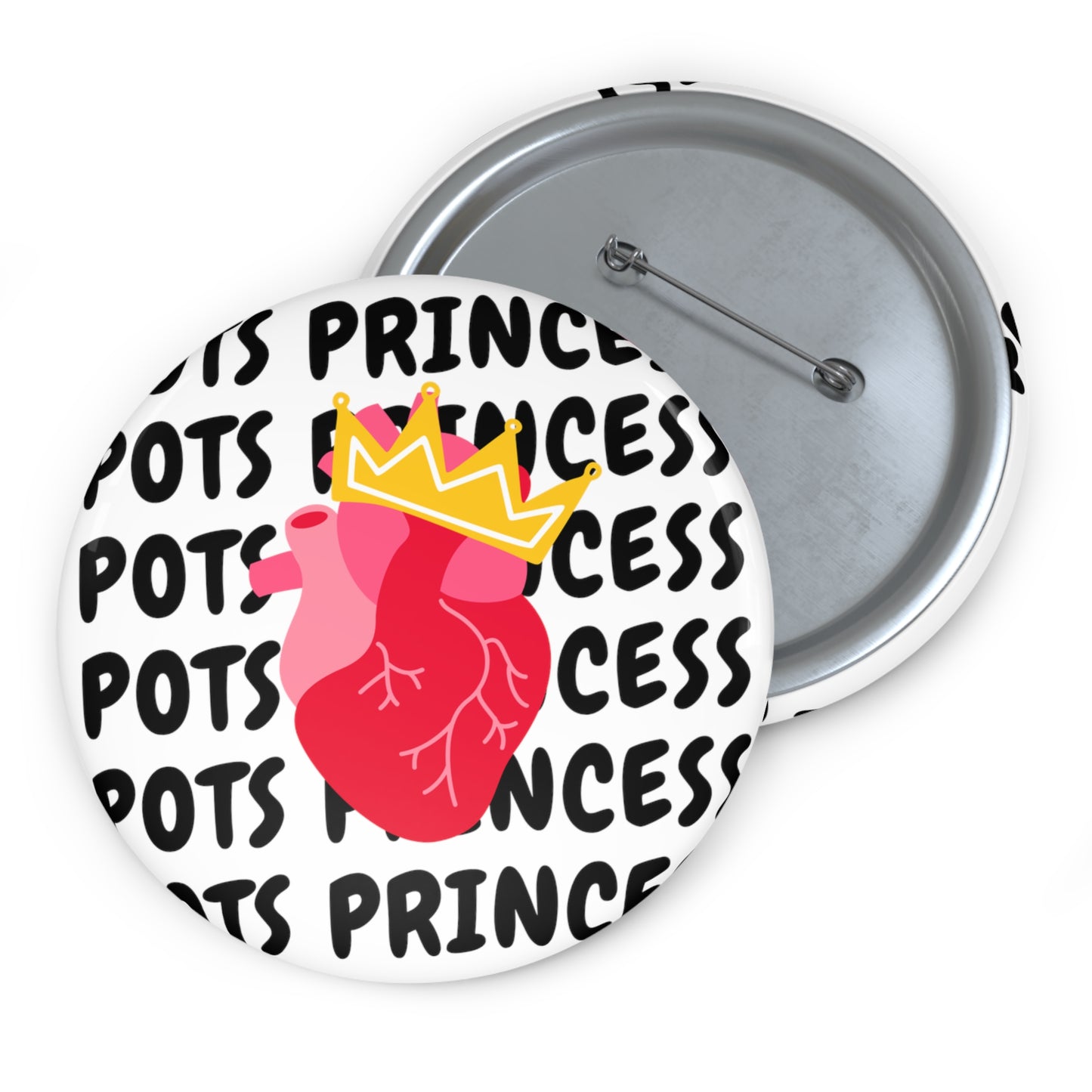 POTS Princess Pin Button