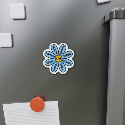 Blue Flower Of Encouragement Magnet